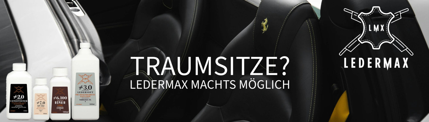 Ledermax qualitativ hochwertige LederPflege bei uns im Autopflegeshop erhältlich