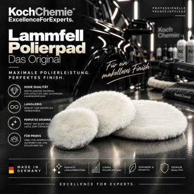 Koch Chemie Lammfell Polierpad Das Original