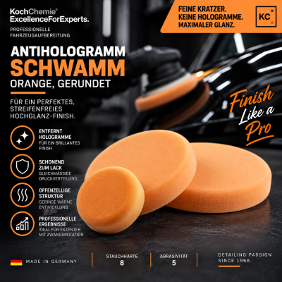 Koch Chemie Anti-Hologramm Polierpad orange Das Original