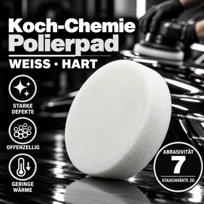 Koch Chemie Polierpad weiß Das Original | hart