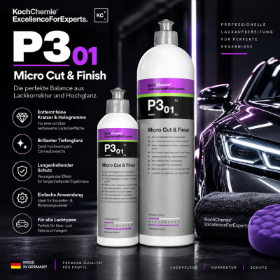 Koch Chemie Micro Cut & Finish P3.01 | mit Carnaubawachs