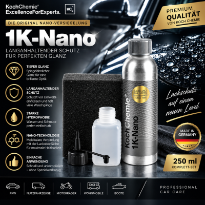 Koch Chemie 1K-Nano 250 ml | Nano-Lackversiegelung