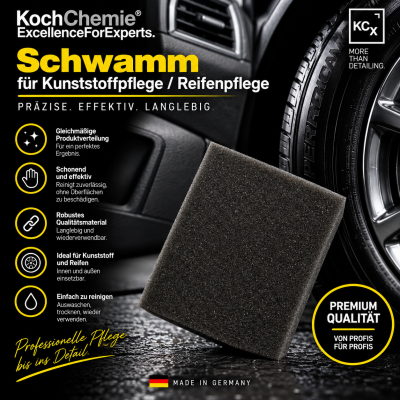 Koch Chemie Schwamm für Kunststoffpflege / Reifenpflege