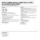 Koch Chemie Quick & Shine Qs 10 Liter  |...