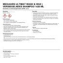 Meguiars Ultimate Wash & Wax | Versiegelndes Shampoo...