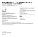 Meguiars Gold Class Shampoo 473 ml | Shampoo und Conditioner