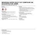 Menzerna Super Heavy Cut Compound 300 Schleifpolitur 1000ml