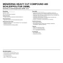 Menzerna Heavy Cut Compound 400 Schleifpolitur 250ml