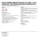 Koch Chemie Green Star Gs 10 Liter / 11 KG Kanister |...