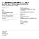 Koch Chemie Clay Spray Cls 500 ml | Gleitspray für...