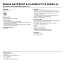 SONAX AntiFrost & KlarSicht Ice Fresh 5 Liter