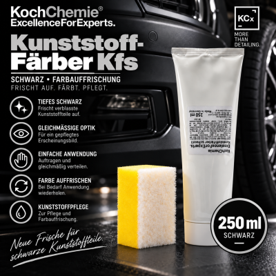 Koch Chemie Kunststoff-Färber Kfs schwarz 250 ml