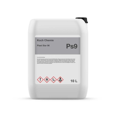 Koch Chemie Plast Star 96 Ps9 10 L inkl. gratis Flaschenetikett | Kunststoffau&szlig;enpflege plus