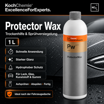 Koch Chemie Protector Wax | Trockenhilfe Sprühversiegelung 1l
