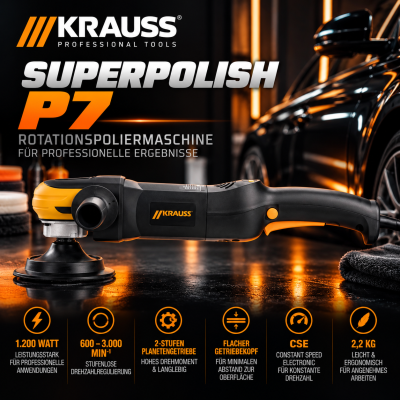 Krauss Superpolish P7 | Rotations Poliermaschine