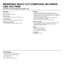 Menzerna Heavy Cut Compound 400 Green Line VOC-Free