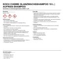 Koch Chemie Glanzwachsshampoo 10 l | Aufriss-Shampoo