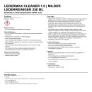 Ledermax CLEANER 1.0 | milder Lederreiniger 250 ml
