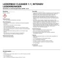 Ledermax CLEANER 1.1 | intensiv Lederreiniger