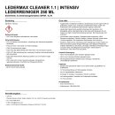 Ledermax CLEANER 1.1 | intensiv Lederreiniger 250 ml