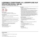 Ledermax CONDITIONER 2.0 | Lederpflege auf höchstem...
