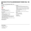 DR.WACK P21S FELGENREINIGER POWER GEL 750 ml