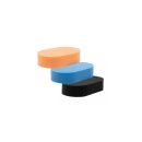 Liquid Elements Handpolierschwamm oval / Applikator Hart - Orange