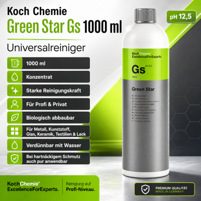 Koch Chemie Green Star Gs 1000 ml | Universalreiniger