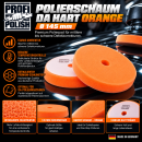 ProfiPolish Polierschaum DA hart orange Ø 145 mm
