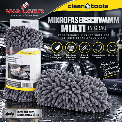 Mikrofaserschwamm zu Fahrzeugwäsche