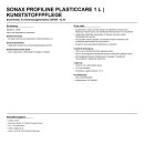 SONAX PROFILINE PlasticCare 1 l | Kunststoffpflege