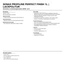 SONAX PROFILINE Perfect Finish 1l | Lackpolitur