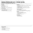 Sonax PROFILINE Cut + Finish 250 ml