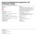 SONAX ScheibenWash Konzentrat mit Citrusduft  250 ml