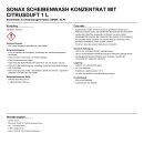 SONAX ScheibenWash Konzentrat mit Citrusduft  1 l