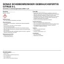 SONAX ScheibenReiniger gebrauchsfertig Citrus 5 l