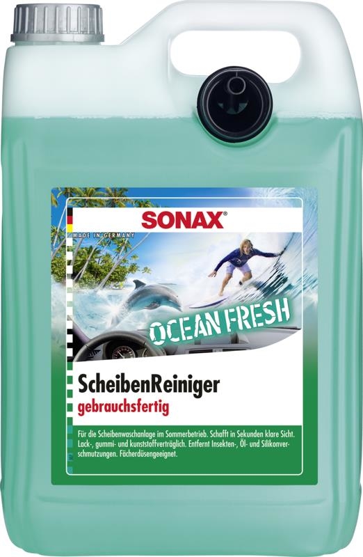 SONAX 02645000 ScheibenReiniger gebrauchsfertig Ocean-Fresh 5 l