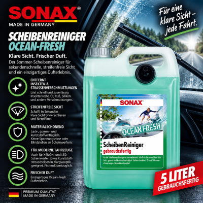 SONAX Scheibenreiniger gebrauchsfertig Ocean-Fresh  5 l
