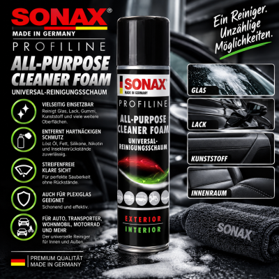 SONAX PROFILINE All-Purpose-Cleaner Foam | Universalreinigungsschaum 400ml