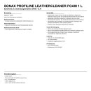 SONAX PROFILINE LeatherCleaner Foam 1 l