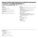 SONAX PROFILINE Sensitive Surface Detailer / Plastic...