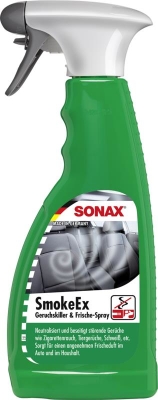 SONAX SmokeEx Geruchskiller  &amp;  Frische-Spray Green Lemon 500 ml