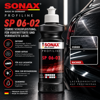 SONAX PROFILINE SP 06-02 250 ml | Schleifpaste