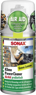 SONAX KlimaPowerCleaner AirAid probiotisch Green Lemon 100 ml