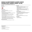 SONAX KlimaPowerCleaner AirAid probiotisch Green Lemon...