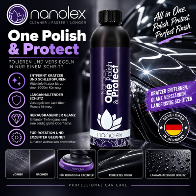 Nanolex One Polish and Protect 250 ml  | One Step Politur
