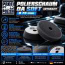 ProfiPolish Polierschaum DA soft anthrazit Ø 75 mm 2er Set