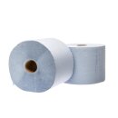 Papierrolle gerippt blau