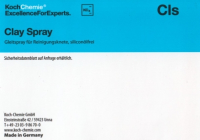 Koch Chemie Etiketten für Leerflaschen Cls | Clay Spray