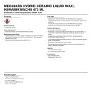 Meguiars Hybrid Ceramic Liquid Wax | Keramikwachs 473 ml